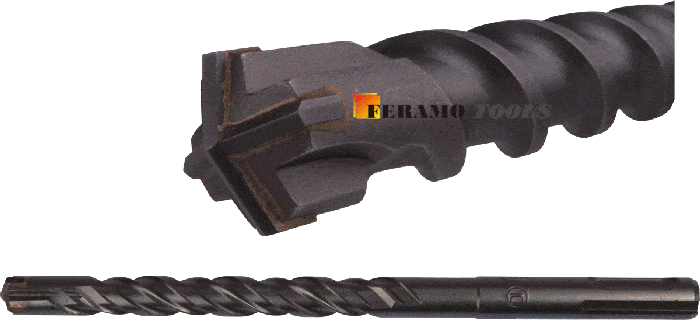 Belichamen Narabar voorkant 18 x 1000mm SDS-PLUS hamerboren "4 snijder" 1 stuks | GM181000